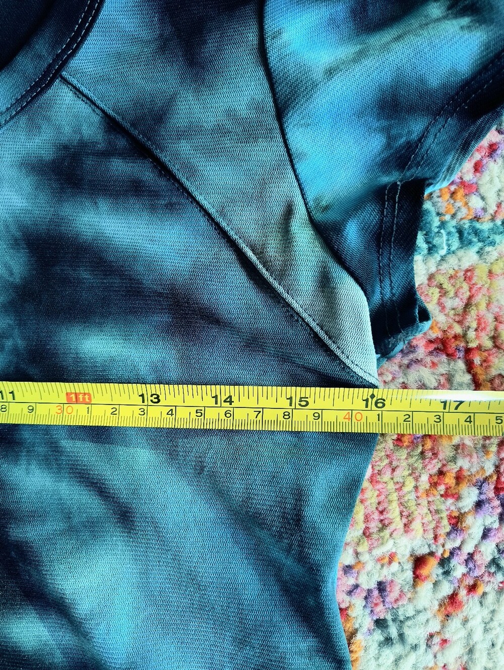 Karen Kane Blue Tie Dye Midi Dress Size Medium - Picture 4 of 6